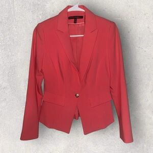 White House Black Market Blazer with Golden Buttons Coral/Orange size 00